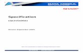 Specification - Spectrah · Data Modul AG -  Specification LQ121S1DG61 Version September 2005 Note: This specification is subject to change without prior notice