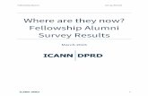 Fellowship Alumni Survey Results 28May15Final - ICANN · Fellowship Alumni Survey Results ! 2! Abstract The ICANN Fellowship program was established in 2007 with the hopes of creating