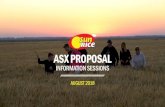 ASX PROPOSAL - corporate.sunrice.com.au · the B Class Meeting ... * After the ASX Proposal, A Class Shareholder approval and B Class Shareholder approval (by at least a 75% majority