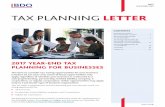 TAX PLANNING LETTER - Amazon Web Serviceshypercache.h5i.s3.amazonaws.com/.../2017-Year-End_Tax_Planning_for...2 / 2017 Year-End Tax Planning for Individuals This Tax Letter only discusses