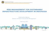 RISK MANAGEMENT FOR SUSTAINABLE INFRASTRUCTURE DEVELOPMENT ... · PLN’s cooperation with its subsidiary and IPPs to ensure the ability of PT PLN to fulfill its financial obligations