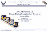 SKL Wireless & Black Data Distribution System Overviewinfo.publicintelligence.net/BDDS.pdf · 2016-09-12 · FOR OFFICIAL USE ONLY “Securing the Global Information Grid (GIG)”