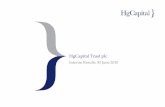 HgCapital Trust plc Interim/media/Files/H/Hgcapital-Trust/... · Trust plc New Deals £63m invested in five buyouts and £5m invested in renewable energy assets. ... RPP Fund Renewable