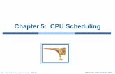 Chapter 5: CPU Scheduling - E-Learning | …elearning.amikom.ac.id/index.php/download/materi/...Selects from among the processes in ready queue, and allocates the CPU to one of them