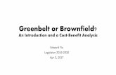 Greenbelt or Brownfield? - Mainecyy.weebly.com/uploads/1/2/9/3/12935669/greenbelt_or_brownfield.pdf · Greenbelt or Brownfield? ... •By means of a plot ratio x 3 •It reduces 340+