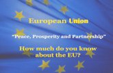 European Union .The European Union What is the European Union? • Shared values: liberty, democracy,