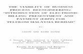 THE VIABILITY OF BUSINESS PROCESS REENGINEERING: …_jason_kiam_howe.pdf · the viability of business process reengineering: “introduction of electronic billing presentment and