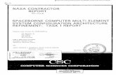 NASA CONTRACTOR REPORT SPACEBORNE COMPUTER … · nasa contractor report spaceborne computer multi-element system configuration architecture. refinement: task 1 report . prepared