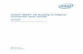 256 10 Analog to Digital Converter User Guide - intel.com · 1 MAX ® 10 Analog to ... digital data for information processing, computing, data transmission, and control systems.
