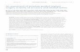 An assessment of template-guided implant surgery in terms … · 2013-12-16 · An assessment of template-guided implant ... edentulous patients.1,2 For successful implant therapy,