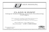 CLASS II ISSFP - Lift Technologies, Inc. Generic R1.pdfCLASS II ISSFP Integral Sideshifting and Fork Positioning Carriages FOR PARTS AND SERVICE: TELEPHONE: 1-877-430-6302 U SER MANUAL