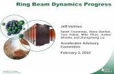 Ring Beam Dynamics Progress - Spallation Neutron Source · Back to Benchmarks Again. ... 13 Managed by UT-Battelle ... – The flattop case has 2.65 times as many foil hits as the