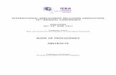 BOOK OF PROCEEDINGS ABSTRACTS - IERA · BOOK OF PROCEEDINGS – ABSTRACTS Published by IERA in Singapore Edited by Dr Keri Spooner, UTS Editorial Assistant, Virginia Furse 2011 IERA