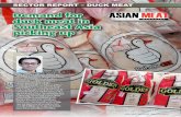 SECTOR REPORT – DUCK MEAT Demand for ASIAN MEAT … · meat menus/products. Demand for duck meat in Southeast Asia ... Bebek Persada (a subsidiary of poultry integrator Malindo