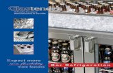 Bar Refrigeration · 2018-06-18 · Additional bar refrigeration products for even greater design flexibility Glastender pass thru coolers share many of the same features compressor