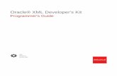Programmer's Guide Oracle® XML Developer's Kit · Part I Oracle XML Developer's Kit for C 3 Getting Started with Oracle XML Developer's Kit for C Installing XDK for C Components