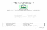 REQUEST FOR PROPOSAL - gainesville.org · Page 2 of 22 City of Gainesville, GA City of Gainesville Request for Proposal RFP No. 13034 PROPERTY TAX AND BUSINESS LICENSE SOFTWARE Sealed