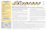Excellence Ongoing 1 • Saturday August 31, 2007 ...news.cypresscollege.edu/documents/@Cypress/@Cypress-2007-08-31.pdf · POD Emergency Response Event Set for Campus on November
