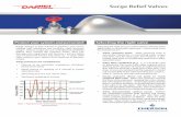Surge Relief Valves - emerson.com · Protect your system and personnel Rapid changes in flow velocity in pipelines and marine loading and unloading can produce rapid pressure surges.