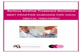 Serious Medical Treatment Decisions - Crisis … Dental treatment Guidance Guidance Contents Introduction 3 Definition of SMT ...