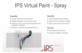 IPS Virtual Paint - Spray - flexstructures · IPS Virtual Paint - Spray Number of robot programs: 3 –TFH_S.TID (21.3 s) –TFH_SD.TID (30.8 s) –TFH_35SU.TID (22.3 s) Number of