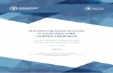 Monitoring food security in countries with conflict ... · ii top “This joint report clearly demonstrates the impact of armed violence on the lives and livelihoods of millions of