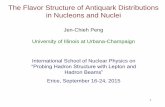 The Flavor Structure of Antiquark Distributions in Nucleons and …crunch.ikp.physik.tu-darmstadt.de/erice/2015/sec/talks/tuesday/... · 1 The Flavor Structure of Antiquark Distributions