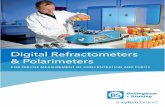 Digital Refractometers & Polarimeters - Diessechem 2 x RS232, parallel printer port Code Description 3740 ADP440 + digital polarimeter supplied with one centre ﬁ lling tube (200mm),