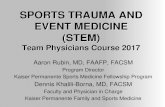 Sports Trauma and Event Medicineforms.acsm.org/tpc2017/PDFs/1 Rubin.pdf · •Urethra/Penis. Sideline Response •Back/Flank blow •Trauma from low blows should not be ignored!!