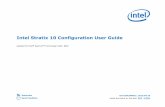 Intel Stratix 10 Configuration User Guide · Stratix 10 devices include a Secure Device Manager (SDM) to manage FPGA configuration and security. The SDM provides a failsafe, strongly