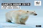 Support pack for Primary Schools EARTH HOUR 2019 year, in a spectacular display of unity and action, hundreds of millions of people around the globe joined Earth Hour to celebrate
