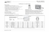 S-Beam Load Cell - Intertechnology · Sensortronics 1 Model 60001 Document No.: 11588 Revision: 05-Jun-2012 S-Beam Load Cell FEATURES • Rated capacities of 25 to 20,000 pounds 50