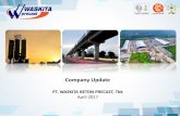 Company Update - web.waskitaprecast.co.idweb.waskitaprecast.co.id/uploads/WSBP-Company-Update-March-2017.pdf · 5 Tol Bogor Ciawi Sukabumi Seksi 2,3,4 790.76 6 Kayu Agung - Palembang