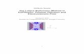 The Lattice Boltzmann Method in ESPResSo: …espressomd.org/wordpress/wp-content/uploads/2016/10/04...ESPResSo: Polymer Diffusion and Electroosmotic Flow October 9, 2016 Institute
