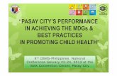 th CBMS-Philippines National Conference January 22-24, … · 9th CBMS-Philippines National Conference January 22-24, 2013 at the SMX Convention Center, Pasay City. Outline: Pasay