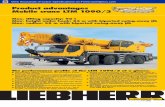 Product advantages Mobile crane LTM 1090/31).pdf · The LTM 1090/3 is manufactured by Liebherr within the scope of a quality assurance system in accordance with DIN ISO 9001 Outstanding