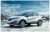 Renault CAPTUR · segment-ﬁrst Sparkle Full LED headlamps that produce an enhanced light output, while being highly energy efficient. ... Rear wiper & washer ü ü ü ...