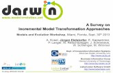 A Survey on Incremental Model Transformation Approachesmodels-and-evolution.com/2013b/images/etzlstorfer.pdf · Motivation! Language Coverage ! Execution Phases ! Overhead ! Lessons