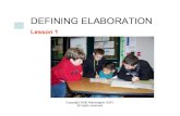 DEFINING ELABORATION - Brighten Academy Middle Schoolbrightenacademymiddleschool.weebly.com/.../elaborationpart1_pdf.pdf · Copyright 2006 Washington OSPI. All rights reserved. Feedback,