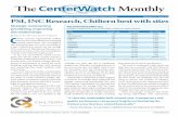 April 2015 A Special CenterWatch Feature Article Reprint ... · the ability to resolve problems quickly, ade-quate patient recruitment support and timely grant payments, all areas