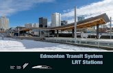 Edmonton Transit System LRT Stations - Cecobois · Edmonton Transit System LRT Stations 3 Introduction Edmonton, the capital of Alberta, is a fast-growing city with a population of