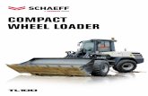 COMPACT WHEEL LOADER - SCHAEFF - A Yanmar Brand .COMPACT WHEEL LOADER TL100 The Schaeff TL100 wheel