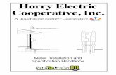 Revision History Original Document Release - Horry Electric · • Original Document Release Version 1.1 Summer 2016 ... obtaining and installing electric service. It contains information