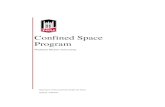 Confined Space Program - niu.edu · Department of Environmental Health and Safety Updated 7/29/2016 Confined Space Program Northern Illinois University