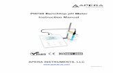 PH700 Benchtop pH Meter Instruction Manual · - 1 - 1 Brief Introduction Thank you for purchasing Apera Instruments PH700 Benchtop pH meter. This instrument is an outstanding combination