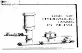 USE OF HYDRAULIC RAMS IN NEPAL - IRC :: Home · USE OF HYDRAULIC RAMS IN NEPAL ... PVC = polyvinyl chloride ... years ago, and the beauty of the hydram lies in its simplicity.