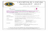 LEOPOLD LOCAL AUGUST 2017 - leopold.vic.lions.org.auleopold.vic.lions.org.au/files/leopold.vic/Leopold Local August 2017.compressed... · The Op-Shop operates daily, Monday to Friday