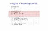 Chapter 7. Electrodynamics - Hanyangoptics.hanyang.ac.kr/~shsong/Chapter 7. Griffiths... · 2016-08-31 · Electrodynamics. 7.2 Electromagnetic Induction 7.2.1 Faraday's Law In 1831