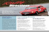 Upcoming Events - classicrallyclub.com.au Directions... · approximately 700 kms of great classic car roads for an untimed Touring Assembly with 3 levels of participation, Tour, ...