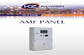 AMF PANEL - kzpower.com · AMF PANEL The DKG-309 is a comprehensive AMF unit for single genset standby or dual genset mutual standby operations. The unit is available with MPU or